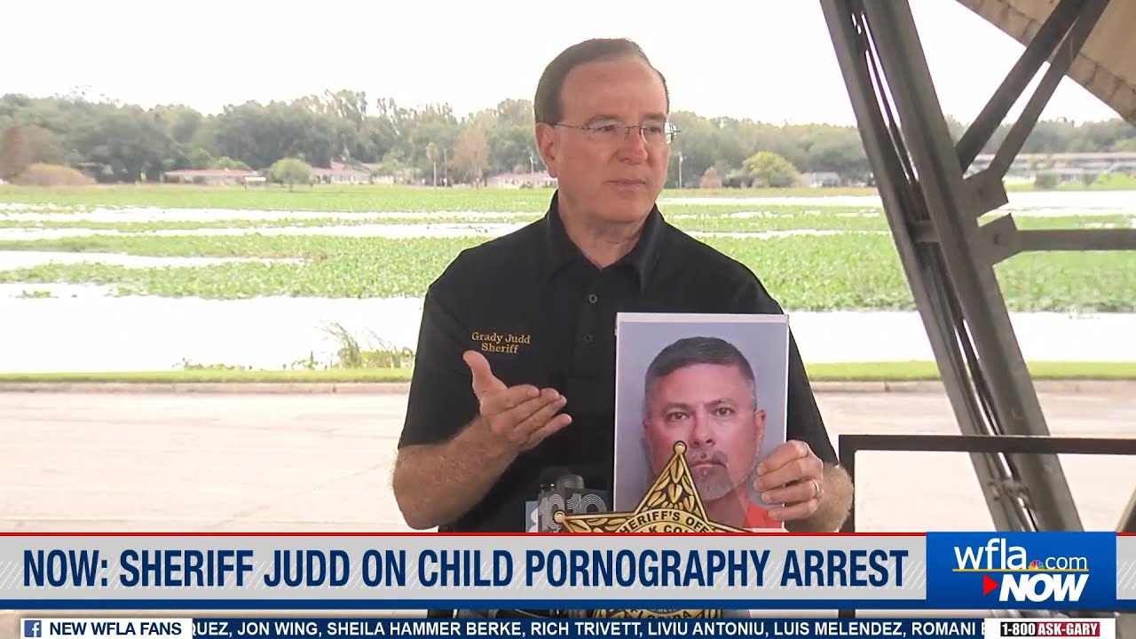 Sheriff Judd on child porn arrest