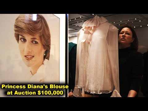 Princess Diana Blouse Worn in Engagement Portrait Expected to Sell for Around $100,000 at Auction