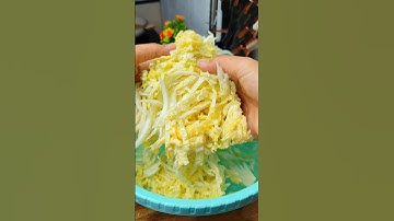 Thumbnail of White mustard greens cooked like this are really delicious #shortsvideo #food #white mustard gree...