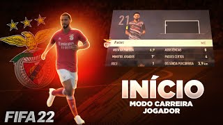 O INÍCIO  MODO CARREIRA JOGADOR - FIFA 22 BENFICA EP01