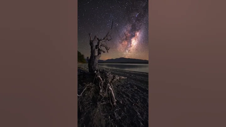 Milky Way in a place with almost no light pollution ✨🌌 #milkyway #timelapse #nightphotography #nz