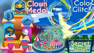 Dancing Line - The Amusement Park (Clown Medal, Color Glitch!, & Secret Way)