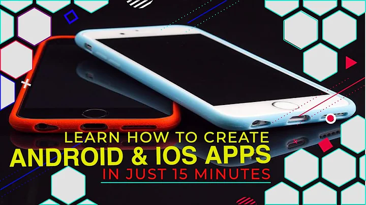 HOW TO CREATE ANDROID AND IOS APPLICATION IN 15 MINUTES