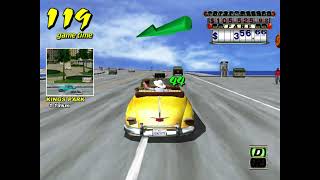 Crazy Taxi (Dreamcast) - $999,999.99 in Original map! screenshot 4