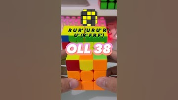 OLL 38 RUBIK 3x3 CUBE CFOP METHOD