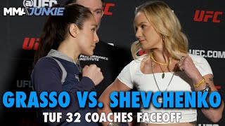 Alexa Grasso, Valentina Shevchenko faceoff ahead of 'The Ultimate Fighter' Season 32