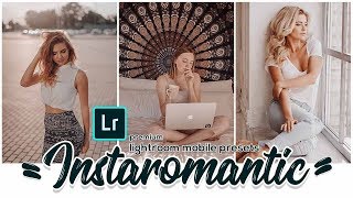 LIGHTROOM MOBILE TUTORIAL Instaromantic Premium Lightroom Mobile Presets screenshot 3