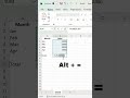 AutoSum = Excel ka fastest trick Save this & follow Easylearning Excel #exceltips #excel #exceljob