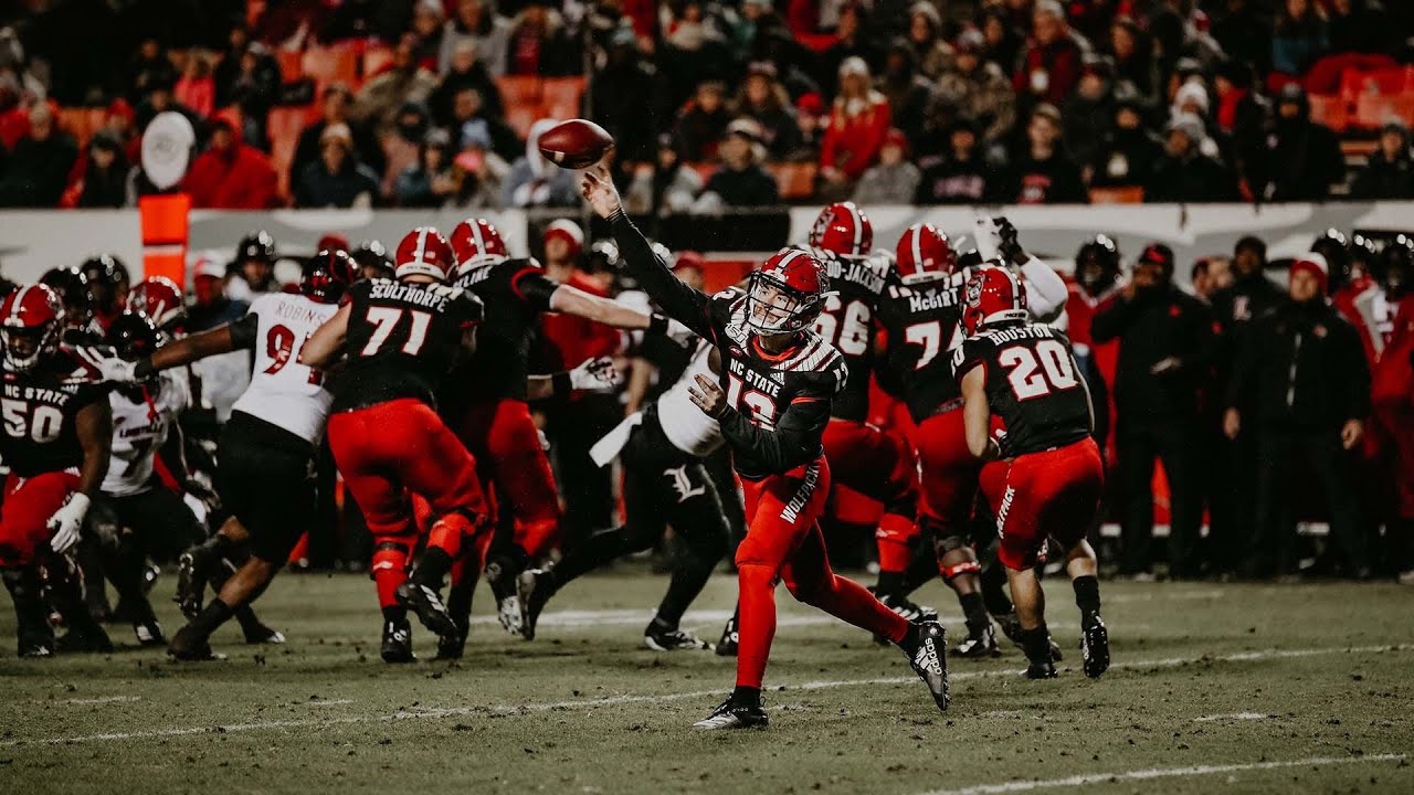 2019.11.16 Louisville Cardinals at NC State Wolfpack Football - YouTube