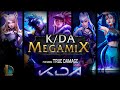 K/DA MEGAMIX - &quot;Drum Go Dum&quot; (6 Songs MASHUP) [More/PopStars/Villain/Baddest/Giants] ft. True Damage