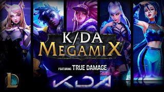 K/DA MEGAMIX - &quot;Drum Go Dum&quot; (6 Songs MASHUP) [More/PopStars/Villain/Baddest/Giants] ft. True Damage