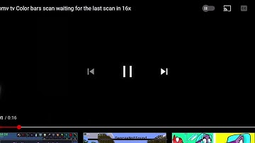 Ytpmv tv Color bars scan waiting for the last scan in 32x