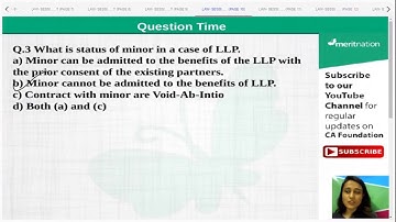 Meritnation CA Foundation Live Sessions: Business Laws, Business Correspondence and Reporting - III