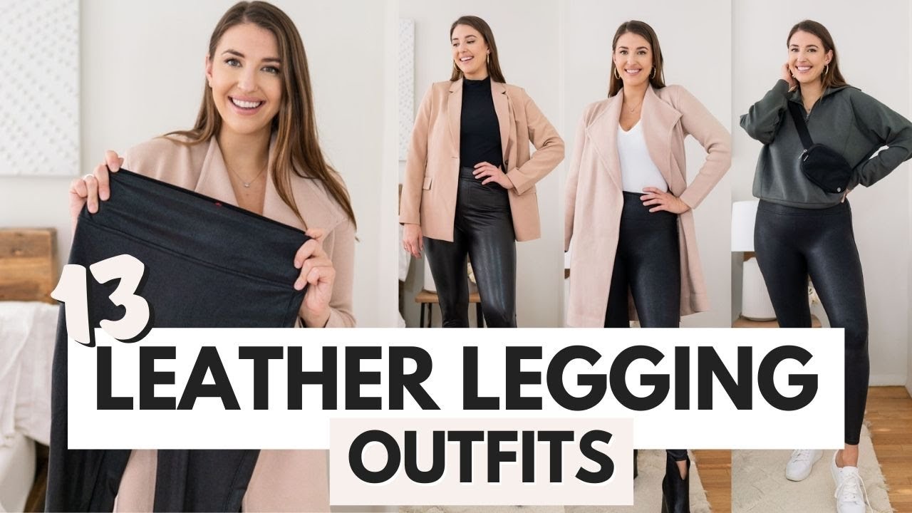 Faux Leather Tall Leggings  Tall leggings, Leather top outfit, Leather  leggings outfit