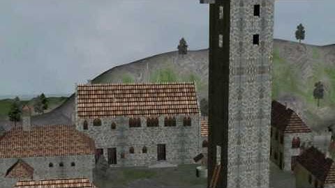 3D Animation Project for School with Anim8or: "Castle 3D"
