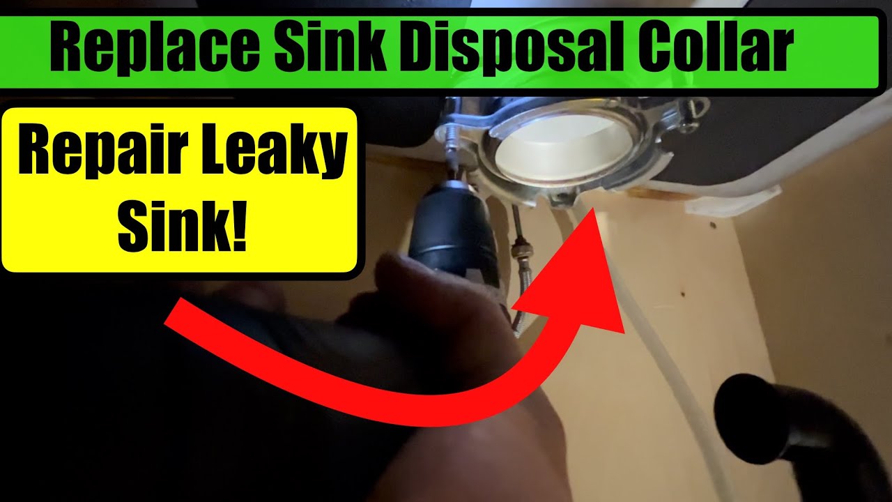 How To Replace Kitchen Sink Flange/Collar. How To Fix Leaking Sink