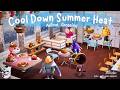 Snowy Ski Lodge Cafe 🏔️ Beat the Summer Heat ❄️ ACNH Refreshing Smooth Jazz Ambience to Cool Down