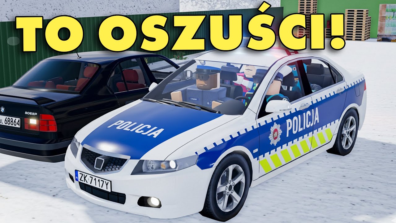JEŹDZIMY PO SERWERZE Z BARDZO DZIWNĄ POLICJĄ w PCD - Polish Car Driving