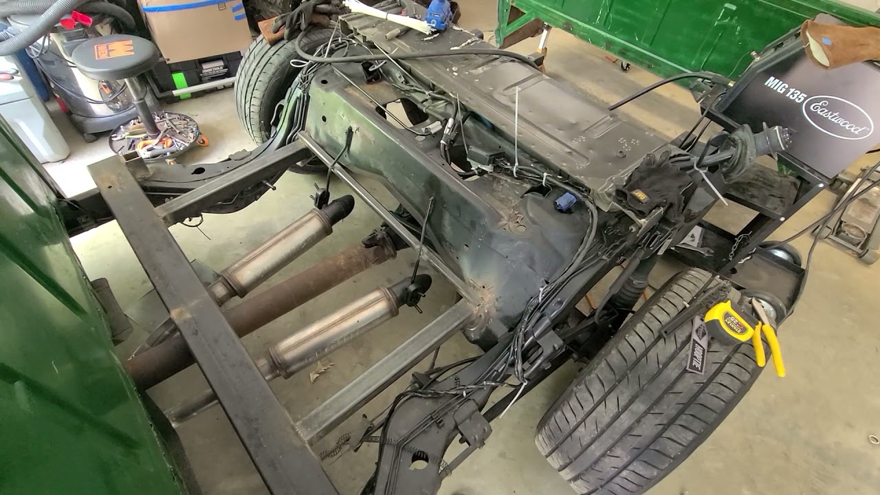 Crown Vic F100 Frame Swap Chassis Reinforcement Youtube