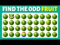 Find the ODD One Out - Fruit Edition 2026 🍎🍑🥇 | 40 Levels Quiz | Easy, Medium, Hard | Cow Quiz Mp3 Song
