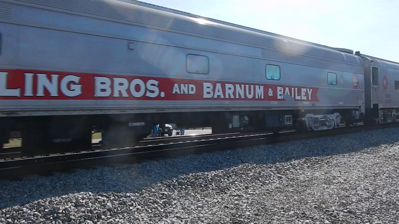 Ringling Bros and Barnum & Bailey Circus Train at Elmhurst Street - Newport News, VA