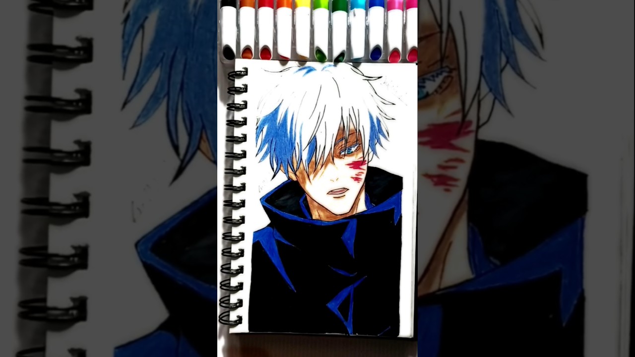 Gojo drawing 💥⚡ 
