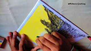 Easy Crayon Painting🖍️