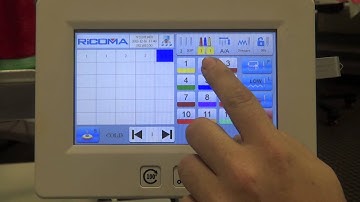 How to select color order on RiCOMA RCM-1501TC-7S