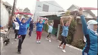 Versi lengkap Senam tongkat tp pakai handuk ππͺπ