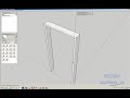 SketchUp    Динамические компоненты   Часть 8 дверь