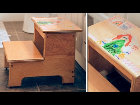 kid's-step-stool-with-their-artwork!-|-how-to-build