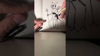 Inktober 2025 PT:11 Sting #art #ink #drawing #inktober2025 #inktober