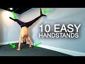 10 Easier Ways To Learn to Hold A Handstand