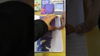 Starry Night Sky#asmr #journalling #scrapbook #trending #lavender