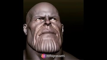 3D Design Sculpting Thanos in 3 Step