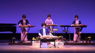 夕月（大正琴＆竜扇） - YouTube