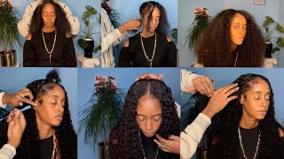 💆🏾‍♀️ SLAYING MY AUNTS WIG🖤 |EASIEST &amp; MOST NATRAL WIG EVER! |NEW V-PART WIG INSTALL |NADULA HAIR