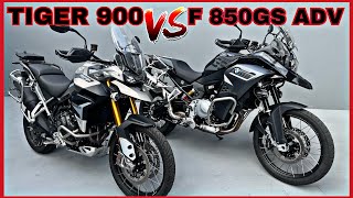 COMPARATIVO DEFINITIVO ENTRE BMW F 850GS ADV VS TRIUMPH TIGER 900 RALLY PRO/QUAL ESCOLHER?