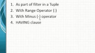 MDX Filters Part 2