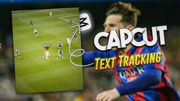 Player Text tracking tutorial on capcut ✨
