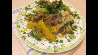 Рагу из куриных желудочков. Диетический рецепт. Рагу из куриных желудочков. Диетический рецепт.