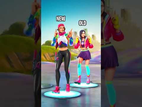 ICONS new skin vs old skin🥺(Part 2) #shorts