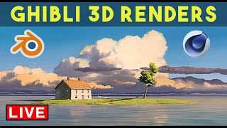 Create Studio Ghibli Art In Cinema4D & Blender (With Peter France)