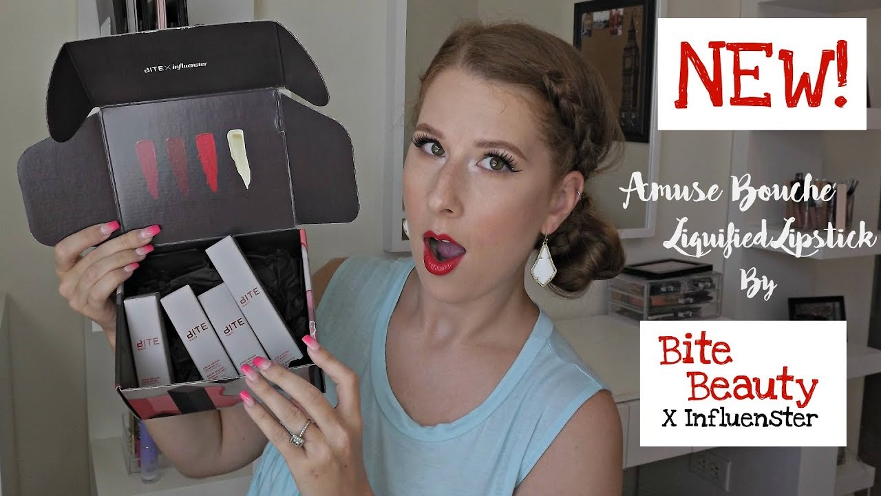 NEW! Amuse Bouche Liquified Lipstick | Bite Beauty x Influenster
