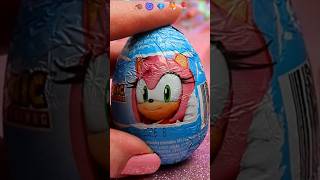 ASMR UNBOXING Sonic Chocolate Egg Review ❤️#shorts #asmr #sonic #chocolate #egg #trending #viral