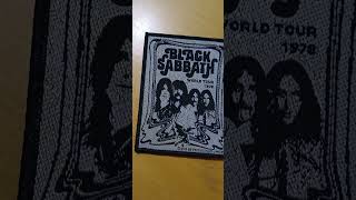 Black Sabbath Patch #heavymetal #rockmusic #metal #rock #Black Sabbath #ozzyosbourne