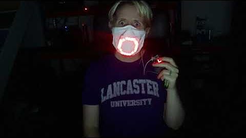 Using a BBC micro:bit to control an 8x8 Neopixel Matrix inside a FaceMask