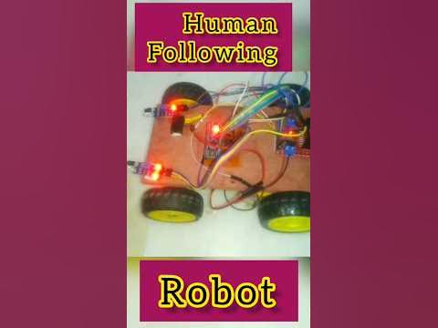 How to make diy Arduino human following robot |Diy model Arduino ...