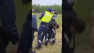 Арест на День Победы в Латвии