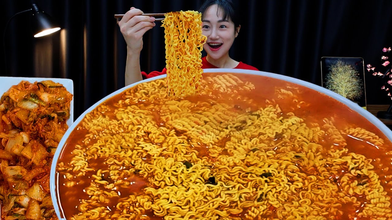 신상 라면!! 순하군 안성탕면 먹방🍜 스코빌 지수가 0?! | RAMYEON | MUKBANG | EATING SHOW | ASMR